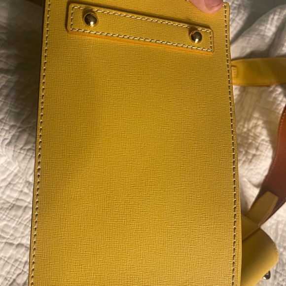 Brand new Yellow never used Dooney and Bourke over the shoulder bag - Picture 10 of 11